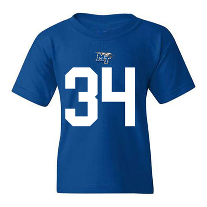 MTSU - NCAA Football : Camari Hall - Replica Shersey Youth T-Shirt-0