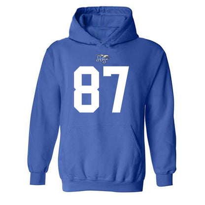 MTSU - NCAA Football : Chase Davis - Replica Shersey Hooded Sweatshirt-0