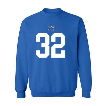 MTSU - NCAA Football : Jekail Middlebrook - Replica Shersey Crewneck Sweatshirt