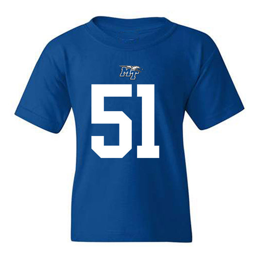 MTSU - NCAA Football : Quentin Butler - Replica Shersey Youth T-Shirt-0