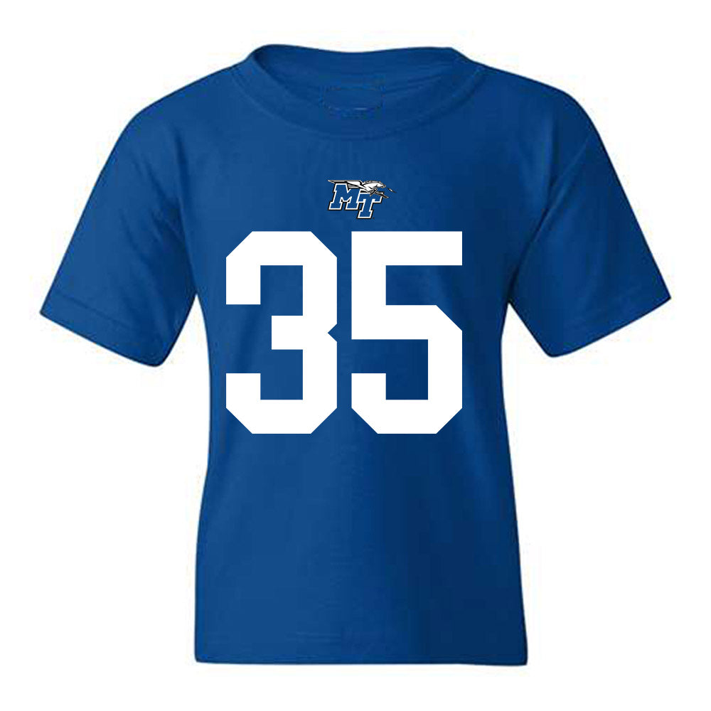MTSU - NCAA Football : Muaaz Byard - Replica Shersey Youth T-Shirt-0