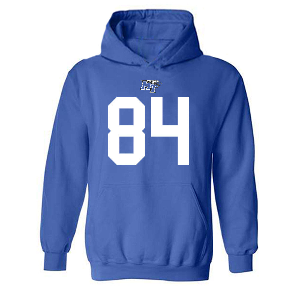 MTSU - NCAA Football : Tyson Resper - Replica Shersey Hooded Sweatshirt-0