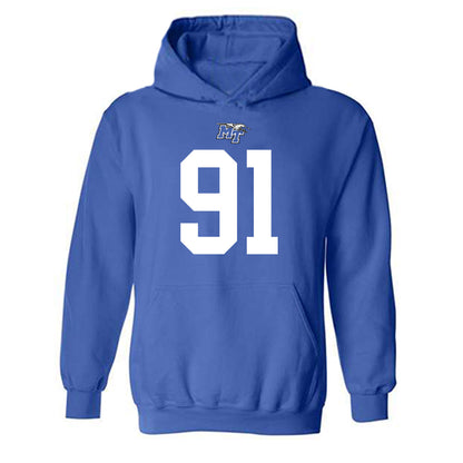 MTSU - NCAA Football : Felix Hixon - Replica Shersey Hooded Sweatshirt