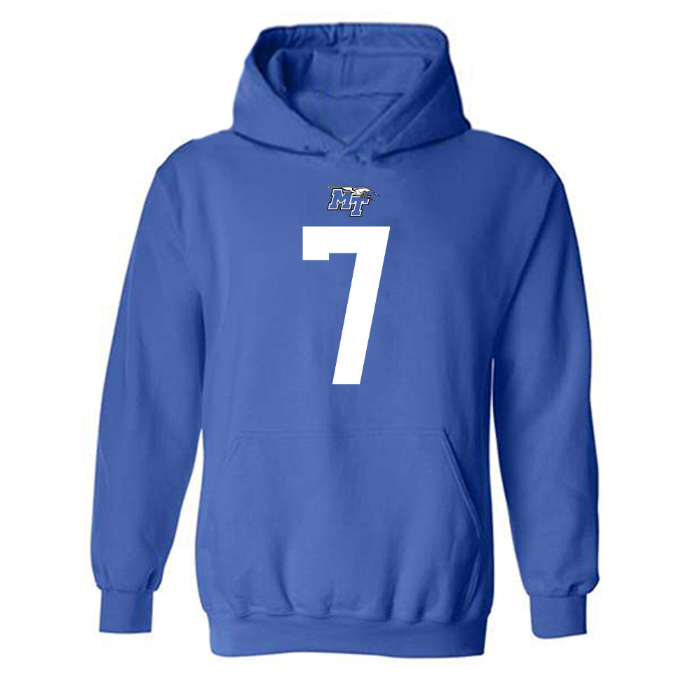 MTSU - NCAA Football : Zaylin Wood - Hooded Sweatshirt