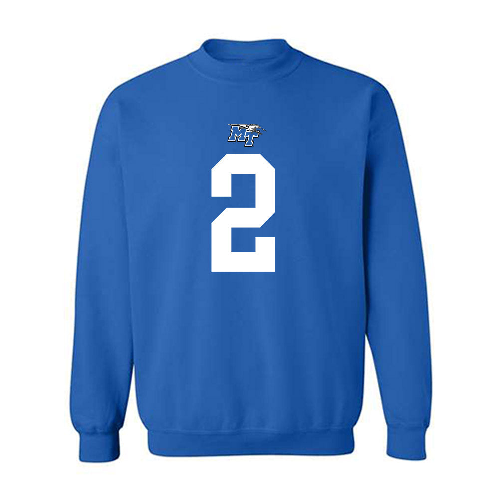 MTSU - NCAA Football : DeArre McDonald - Crewneck Sweatshirt