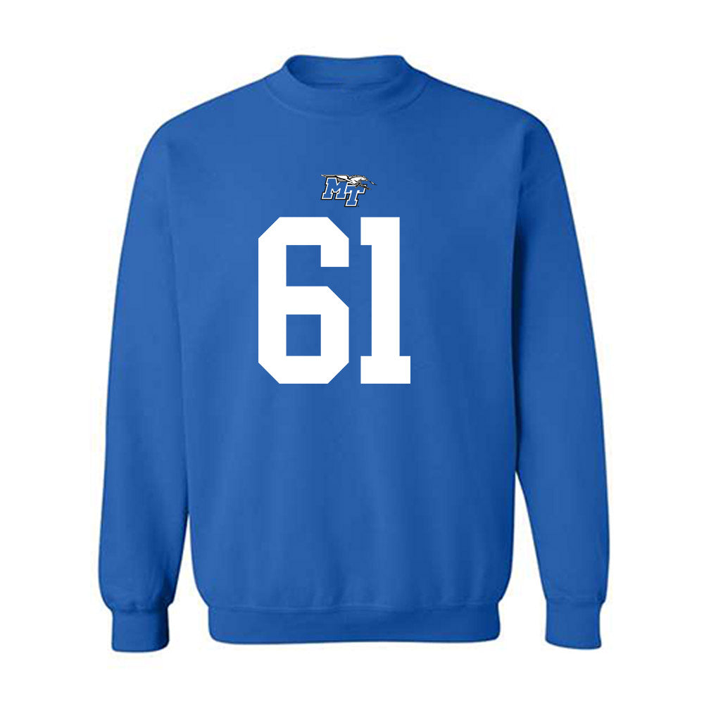MTSU - NCAA Football : Otto Janse Van Rensburg - Replica Shersey Crewneck Sweatshirt-0