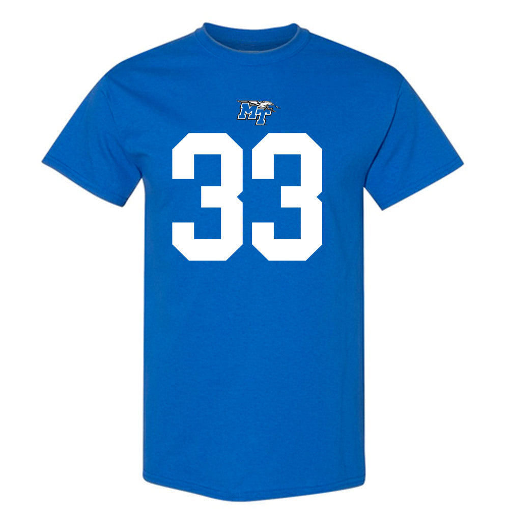 MTSU - NCAA Football : Malik Love - Replica Shersey T-Shirt