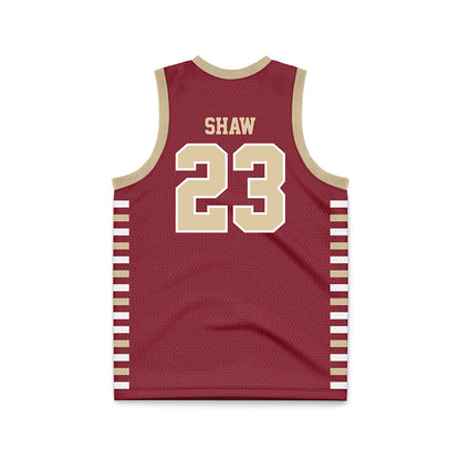 Boston College - NCAA Men's Basketball : Aidan Shaw - Maroon Basketball Jersey-1