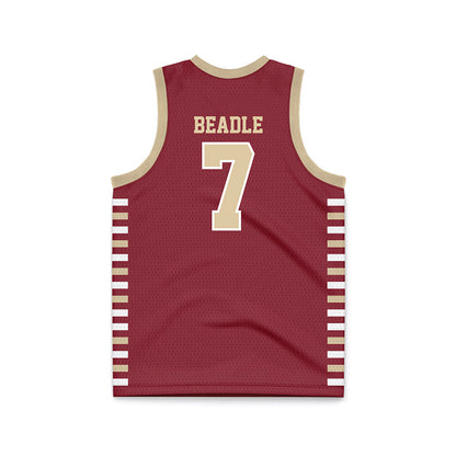 Boston College - NCAA Men's Basketball : Joshua Beadle - Maroon Basketball Jersey