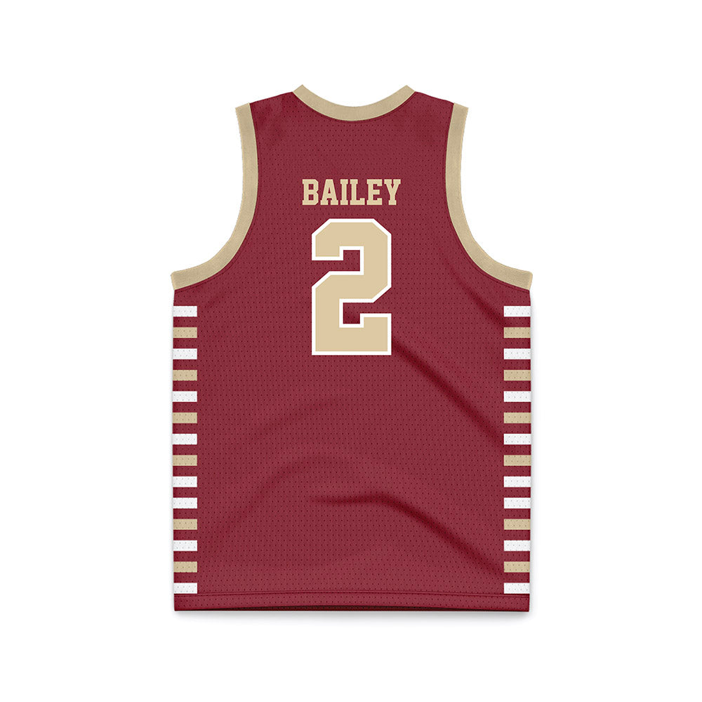 Boston College - NCAA Men's Basketball : Jack Bailey - Maroon Basketball Jersey-1