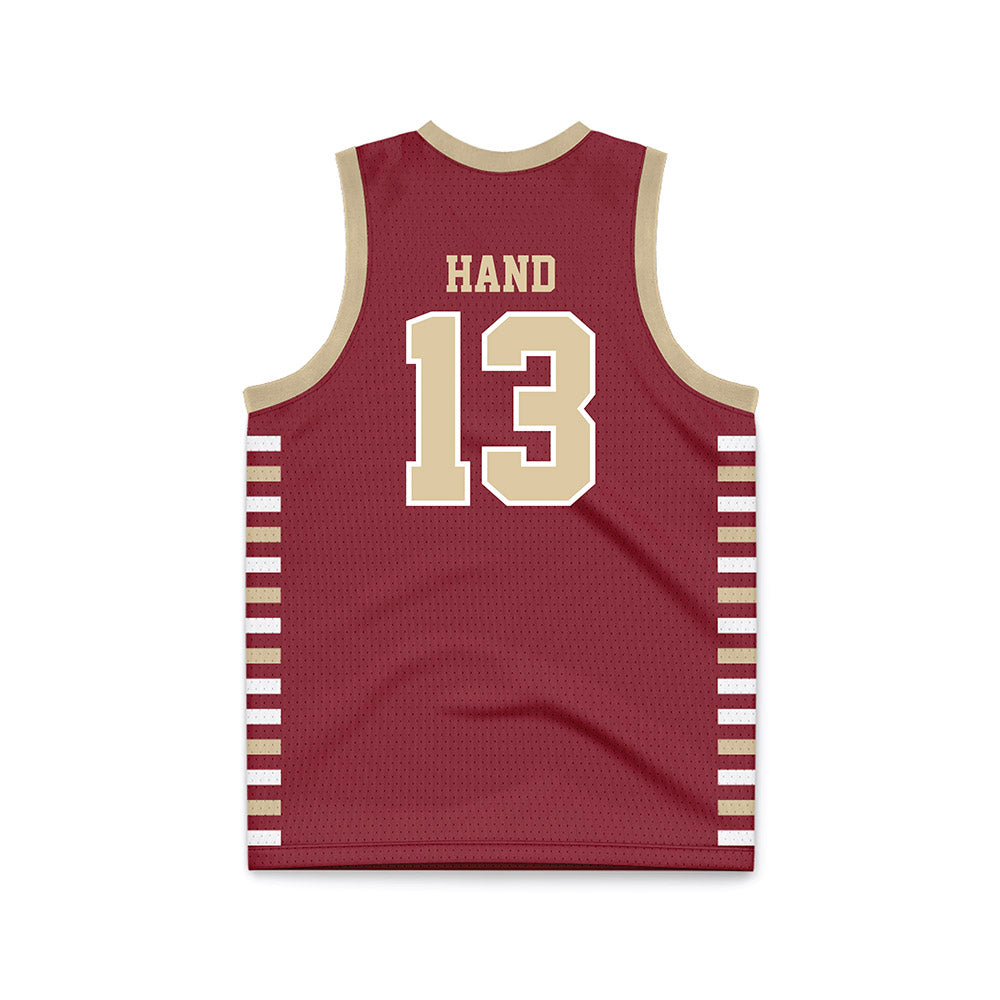 Boston College - NCAA Men's Basketball : Donald Hand - Maroon Basketball Jersey