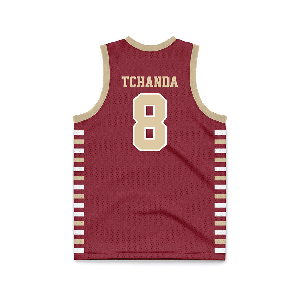 Boston College - NCAA Men's Basketball : Kany Tchanda - Maroon Basketball Jersey