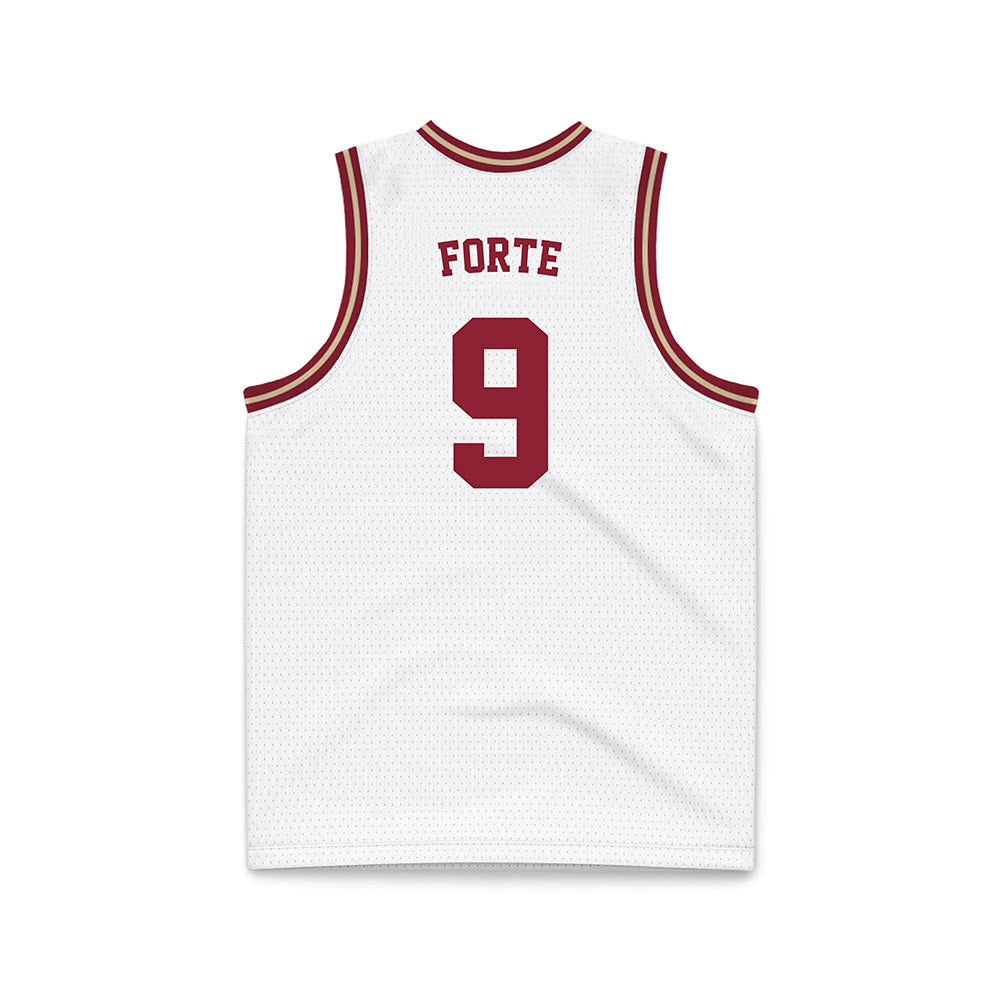Boston College - NCAA Men's Basketball : Chase Forte - White Throwback Basketball Jersey-1