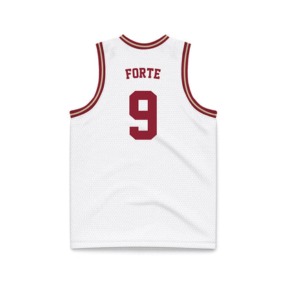 Boston College - NCAA Men's Basketball : Chase Forte - White Throwback Basketball Jersey-1