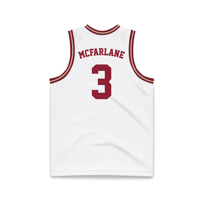 Boston College - NCAA Men's Basketball : Roger McFarlane - White Throwback Basketball Jersey