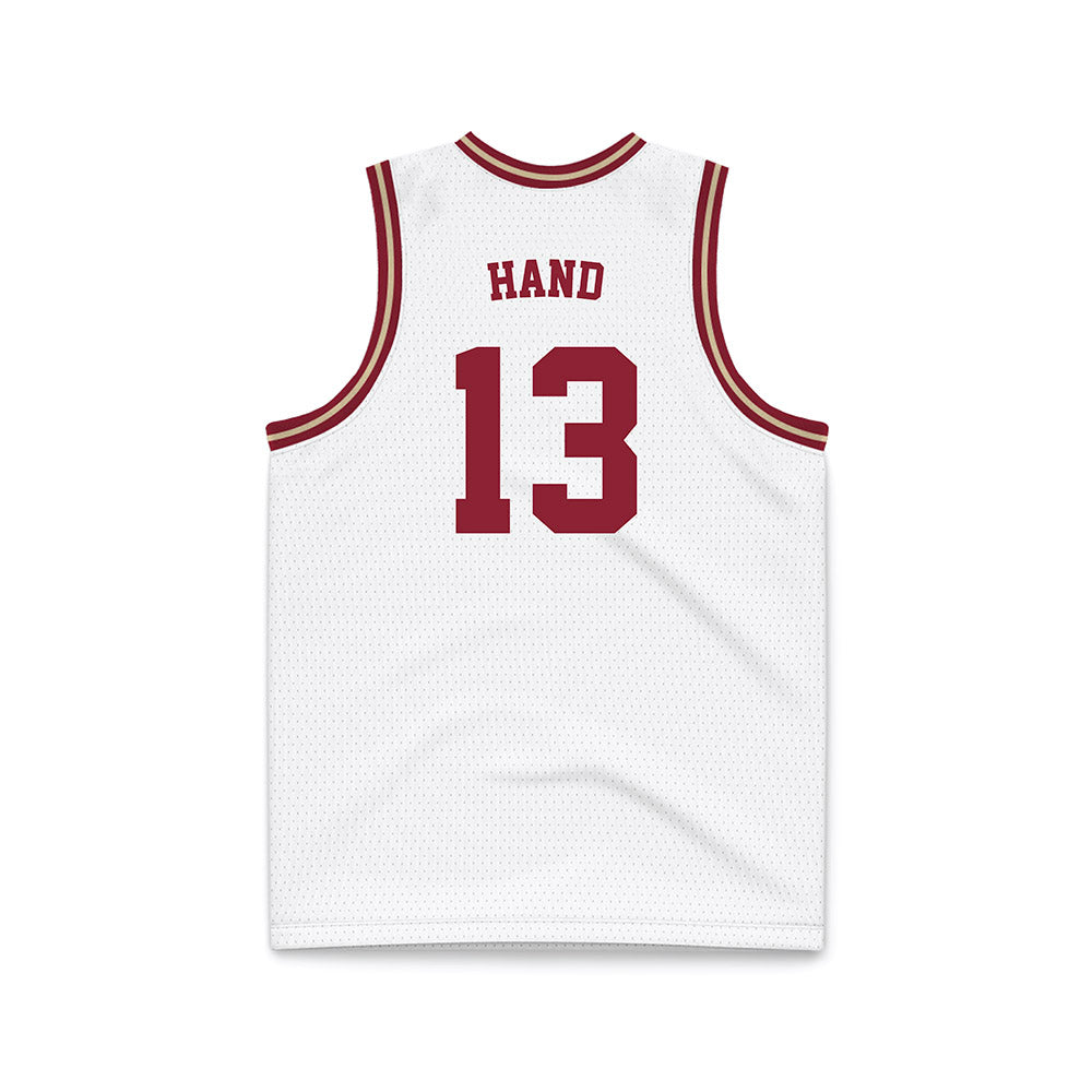 Boston College - NCAA Men's Basketball : Donald Hand - White Throwback Basketball Jersey