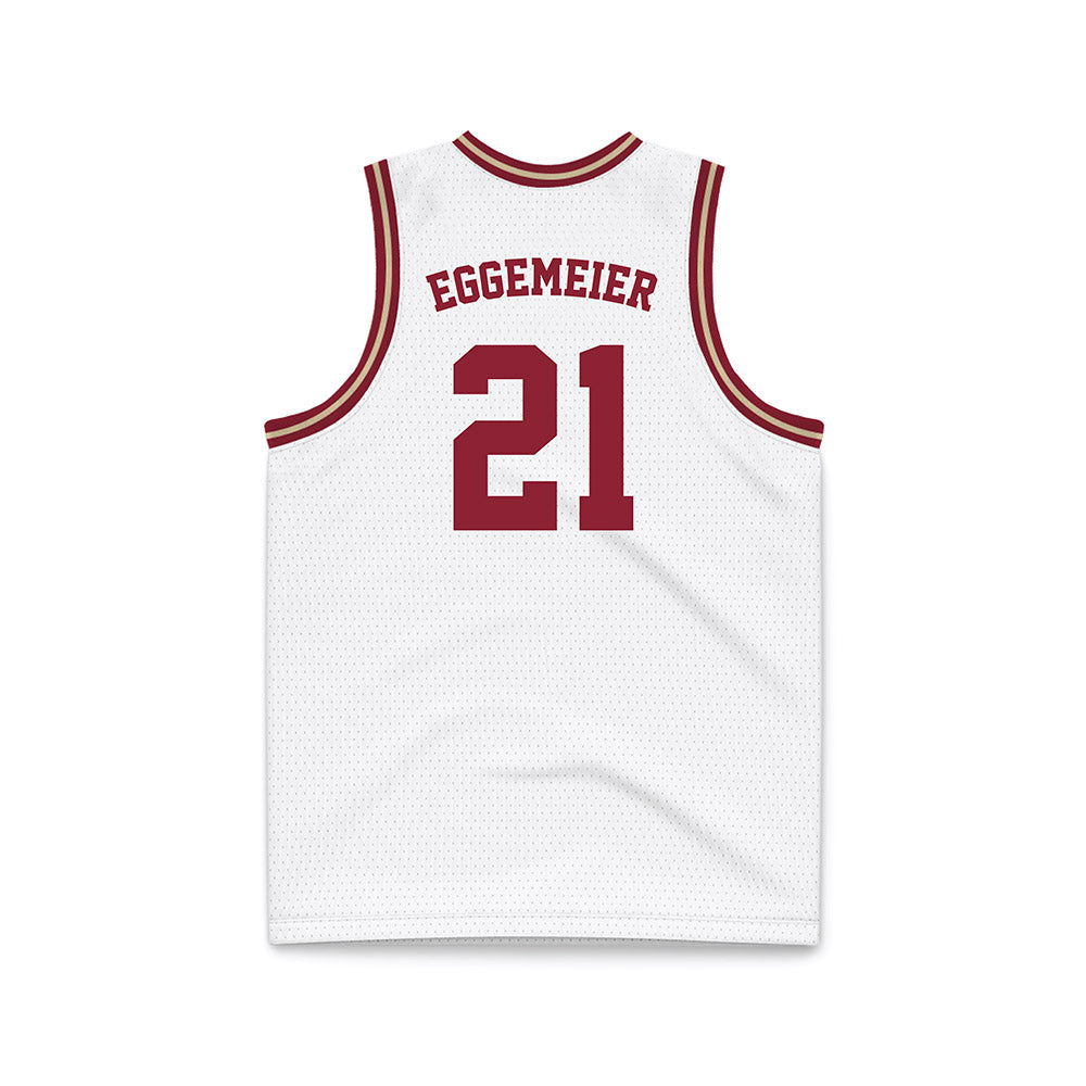 Boston College - NCAA Men's Basketball : Will Eggemeier - White Throwback Basketball Jersey