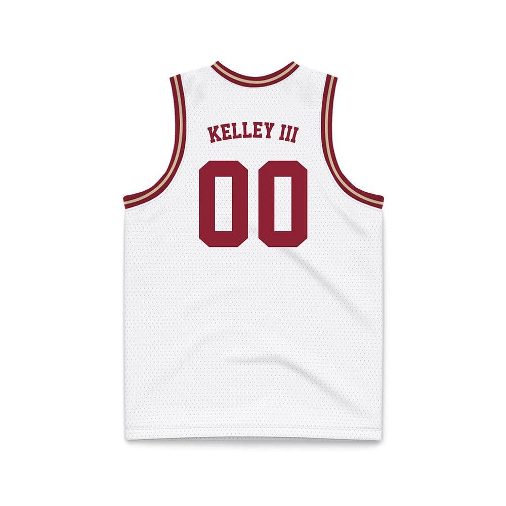 Boston College - NCAA Men's Basketball : Chas Kelley III - White Throwback Basketball Jersey