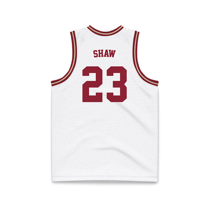 Boston College - NCAA Men's Basketball : Aidan Shaw - White Throwback Basketball Jersey-1
