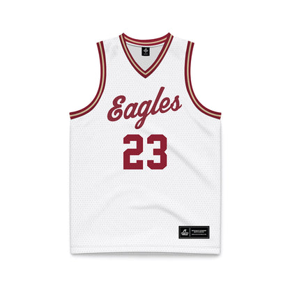 Boston College - NCAA Men's Basketball : Aidan Shaw - White Throwback Basketball Jersey-0