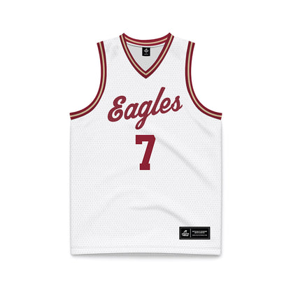 Boston College - NCAA Men's Basketball : Joshua Beadle - White Throwback Basketball Jersey