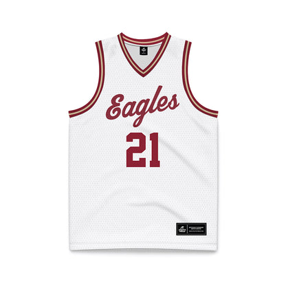 Boston College - NCAA Men's Basketball : Will Eggemeier - White Throwback Basketball Jersey