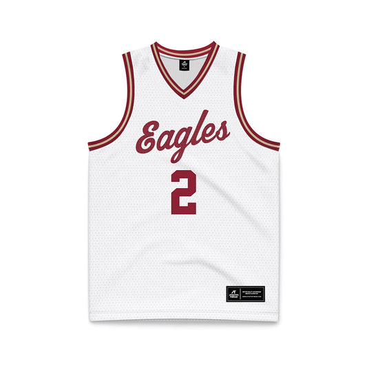 Boston College - NCAA Men's Basketball : Jack Bailey - White Throwback Basketball Jersey-0