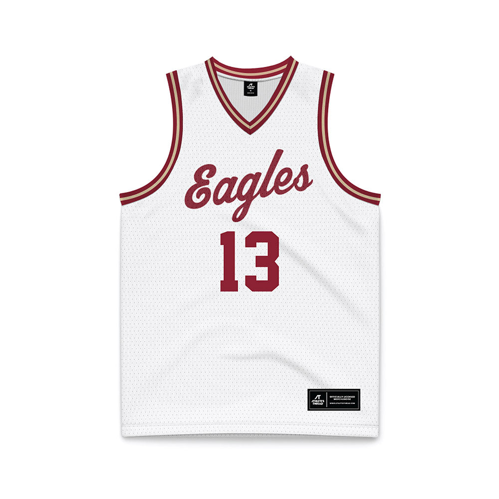 Boston College - NCAA Men's Basketball : Donald Hand - White Throwback Basketball Jersey