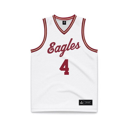 Boston College - NCAA Men's Basketball : Jack Didonna - White Throwback Basketball Jersey-0