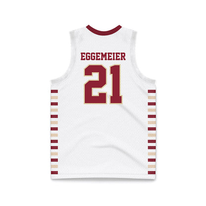 Boston College - NCAA Men's Basketball : Will Eggemeier - White Basketball Jersey