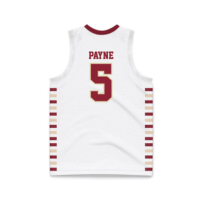 Boston College - NCAA Men's Basketball : Frederick Payne - White Basketball Jersey