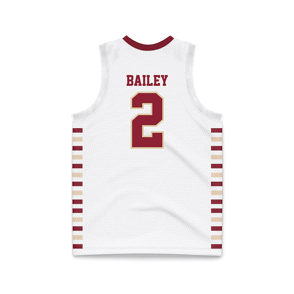 Boston College - NCAA Men's Basketball : Jack Bailey - White Basketball Jersey-1