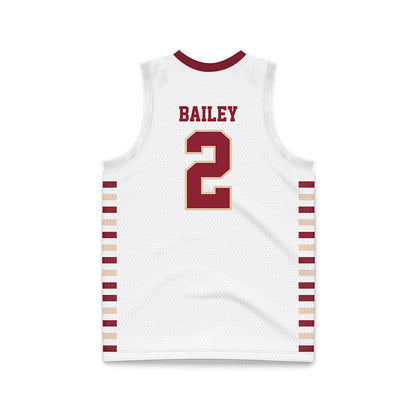 Boston College - NCAA Men's Basketball : Jack Bailey - White Basketball Jersey-1