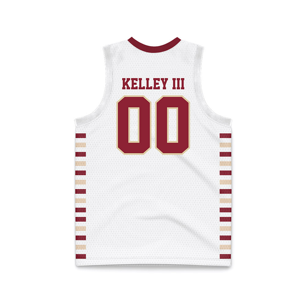 Boston College - NCAA Men's Basketball : Chas Kelley III - White Basketball Jersey