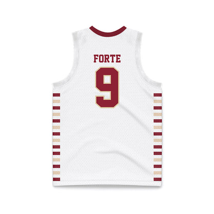 Boston College - NCAA Men's Basketball : Chase Forte - White Basketball Jersey-1