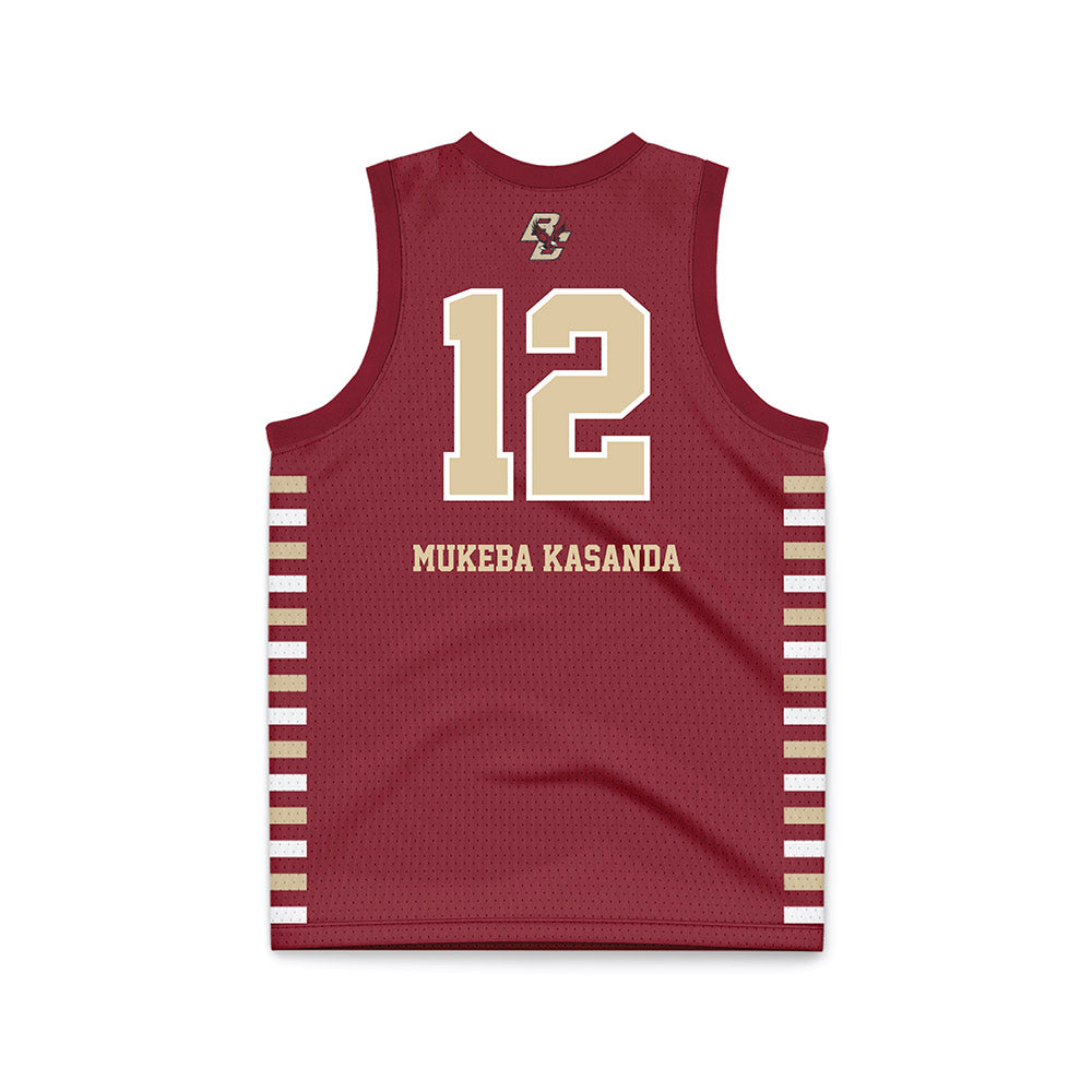 Boston College - NCAA Women's Basketball : Deborah Mukeba Kasanda - Maroon Basketball Jersey