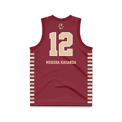 Boston College - NCAA Women's Basketball : Deborah Mukeba Kasanda - Maroon Basketball Jersey