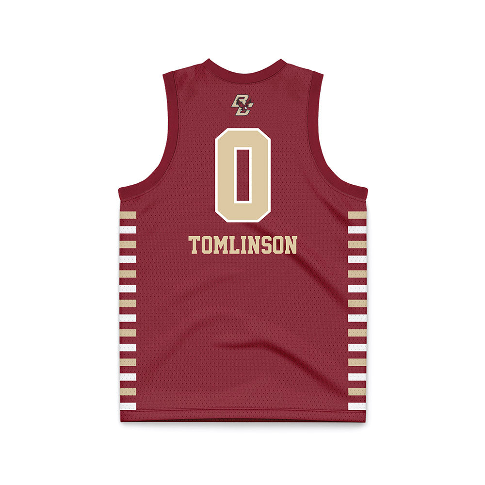 Boston College - NCAA Women's Basketball : Athena Tomlinson - Maroon Basketball Jersey-1