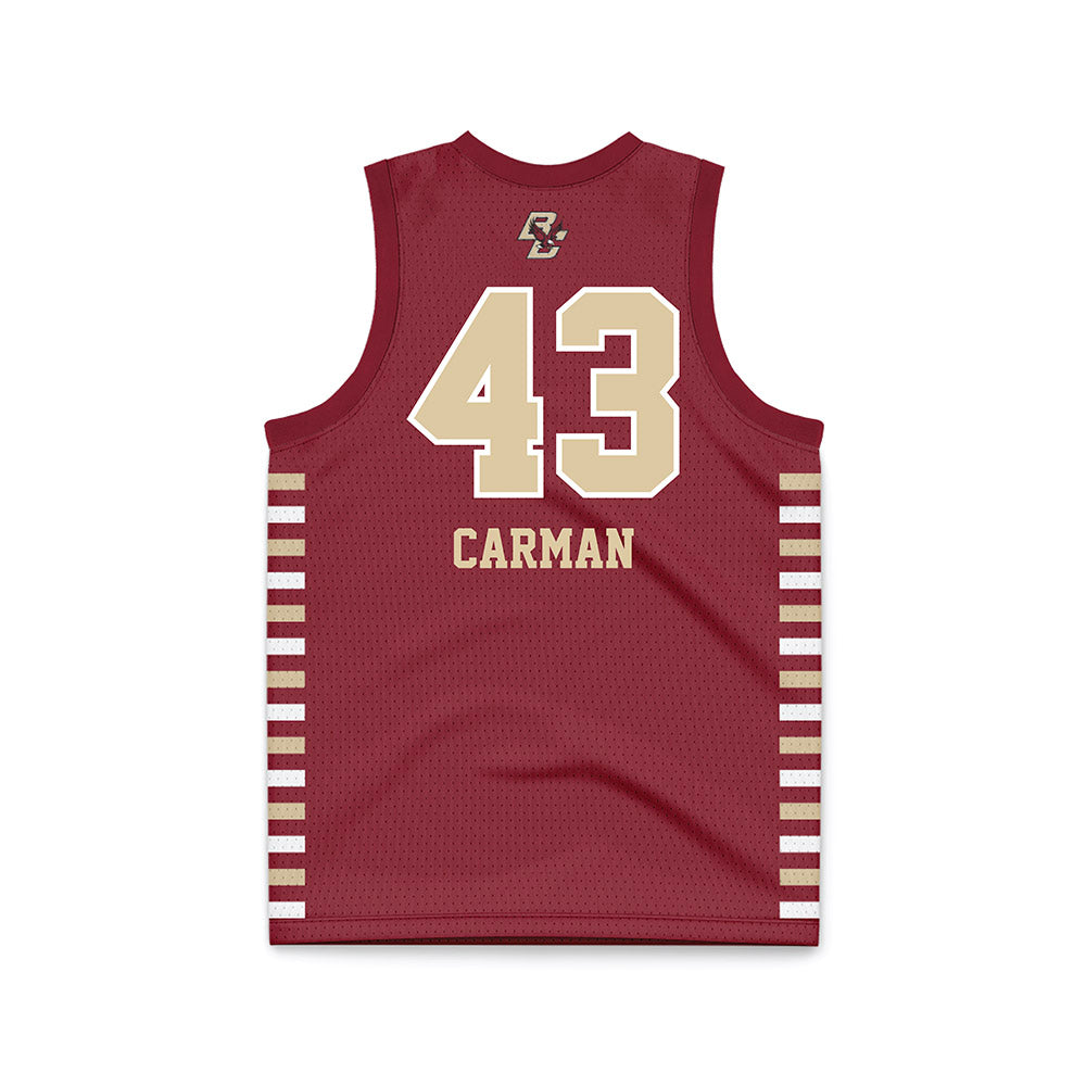 Boston College - NCAA Women's Basketball : Ally Carman - Maroon Basketball Jersey