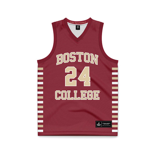 Boston College - NCAA Women's Basketball : Dontavia Waggoner - Maroon Basketball Jersey