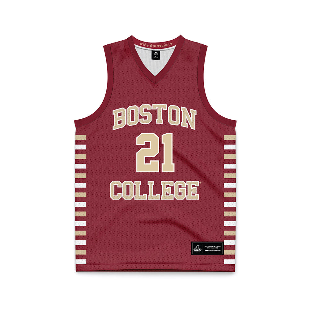 Boston College - NCAA Women's Basketball : Amirah Anderson - Maroon Basketball Jersey-0
