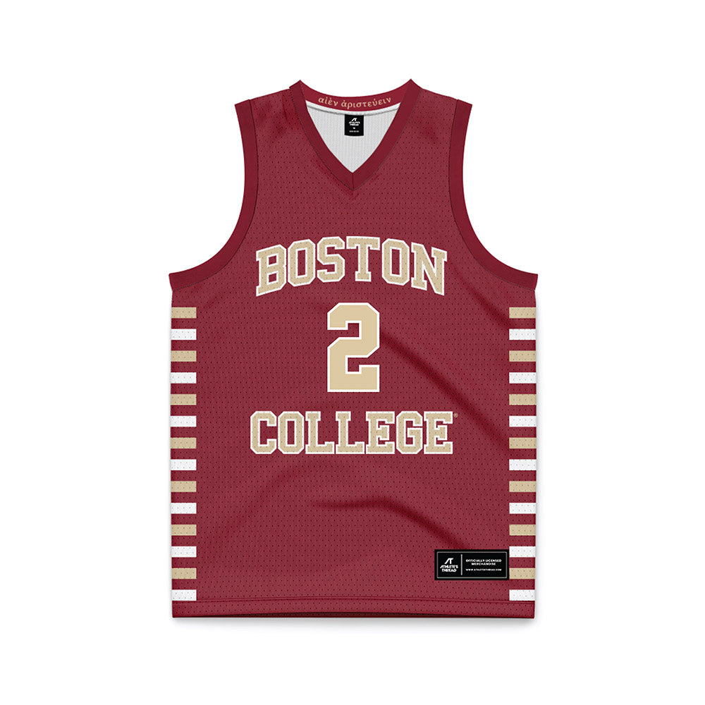 Boston College - NCAA Women's Basketball : Teionni McDaniel Pearson - Maroon Basketball Jersey-0