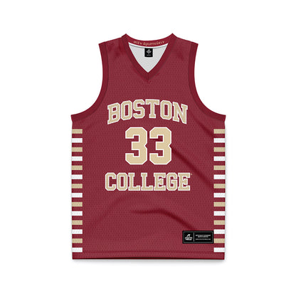 Boston College - NCAA Women's Basketball : Savannah Samuel - Maroon Basketball Jersey-0