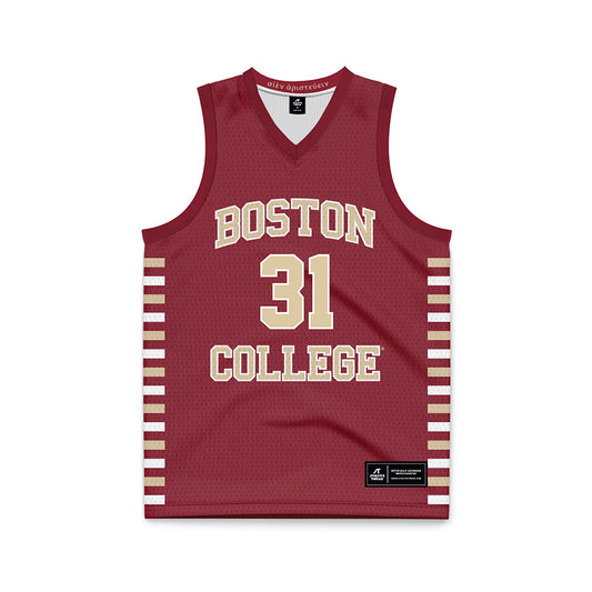 Boston College - NCAA Women's Basketball : Kennedy Hall - Maroon Basketball Jersey-0