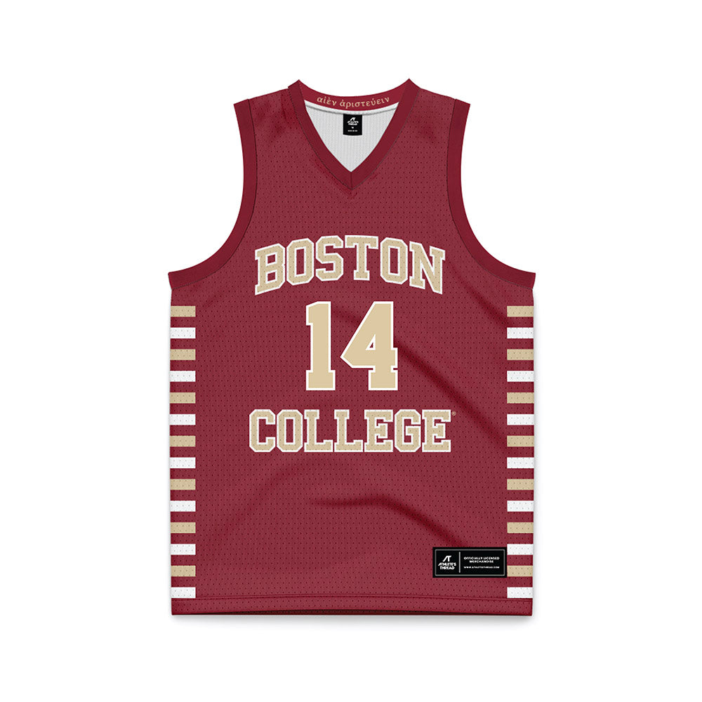 Boston College - NCAA Women's Basketball : Kayla Lezama - Maroon Basketball Jersey-0