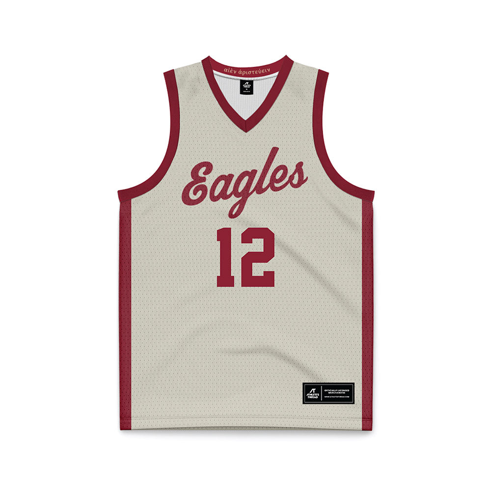 Boston College - NCAA Women's Basketball : Deborah Mukeba Kasanda - Throwback Basketball Jersey