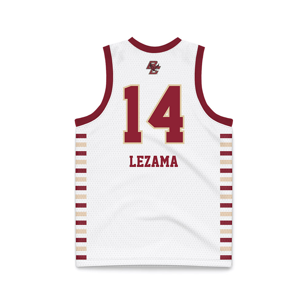 Boston College - NCAA Women's Basketball : Kayla Lezama - White Basketball Jersey-1