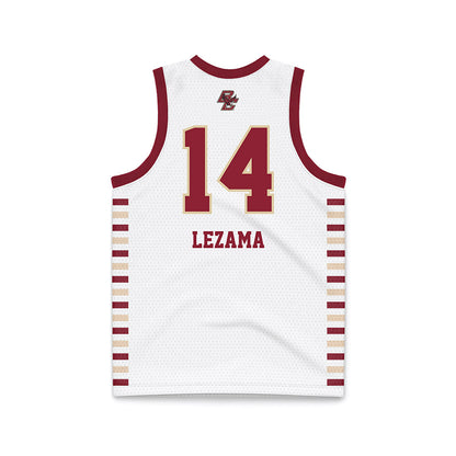 Boston College - NCAA Women's Basketball : Kayla Lezama - White Basketball Jersey-1