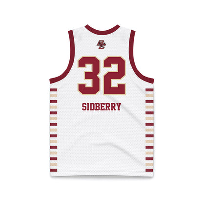 Boston College - NCAA Women's Basketball : Teya Sidberry - White Basketball Jersey-1