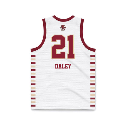 Boston College - NCAA Women's Basketball : Andrea Daley - White Basketball Jersey